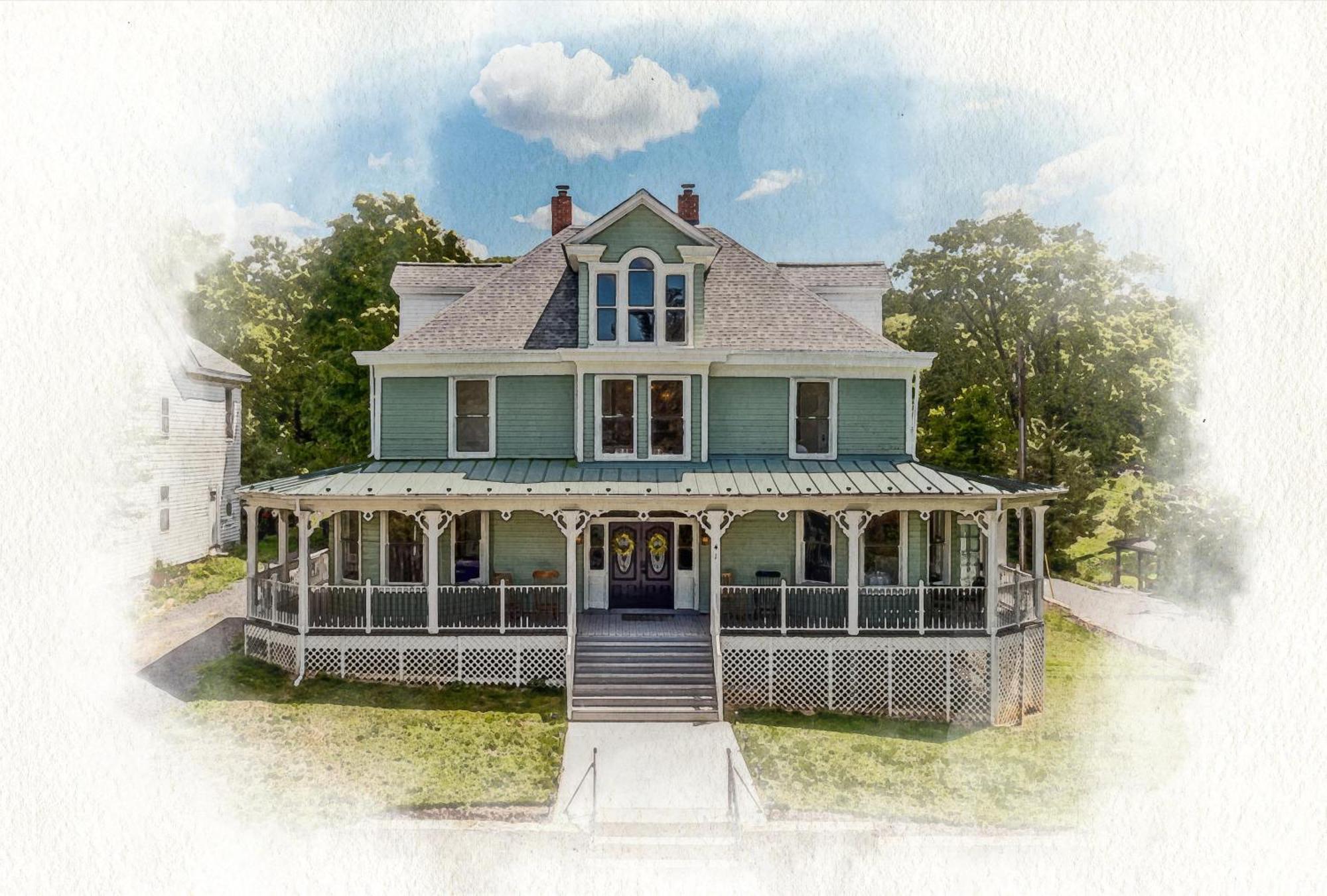 The Grand Castalian Inn Bed And Breakfast Berkeley Springs Eksteriør billede